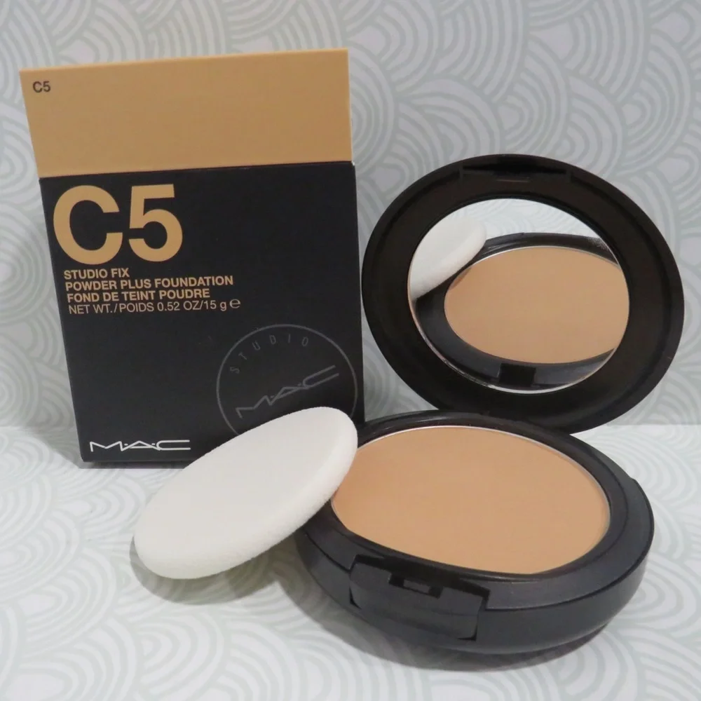 MAC COSMETICS💥STUDIO FIX POWDER PLUS FOUNDATION C5 0.52 OZ BOXED💥 - Picture 1 of 8